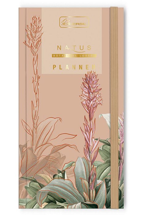 Planner 2 em 1 Costurado Com Elástico Capa Dura Natus NAP2102