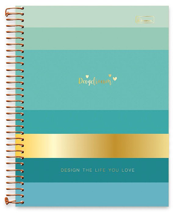 Caderno 1/4 capa dura Daydream DD1404