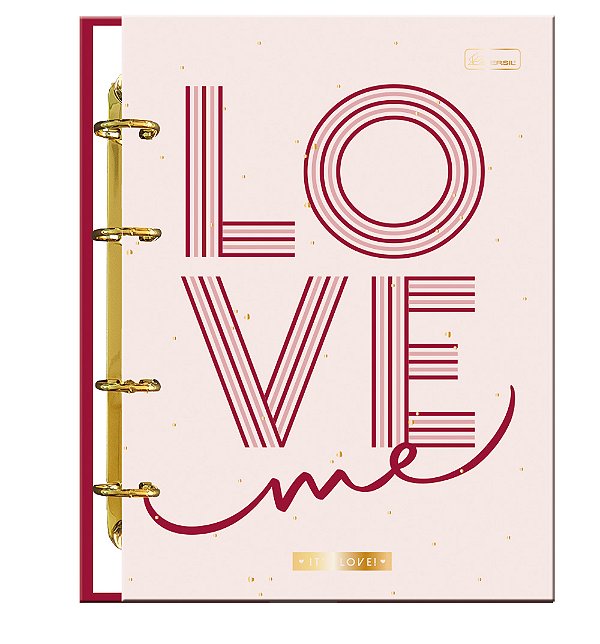 Caderno Colegial Argolado – Folhas Coloridas (Pa It's Love ILCA03