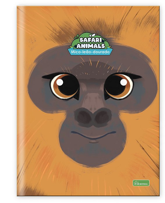 Caderno Capa Dura Costurado Brochura ¼ Safari Animals SNB1401