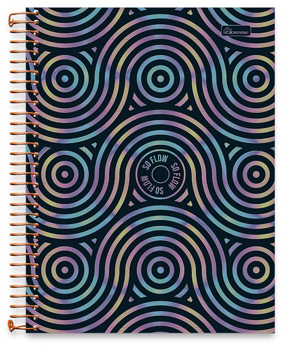 Caderno Universitário 20 Matérias Capa Dura So Flow SL03