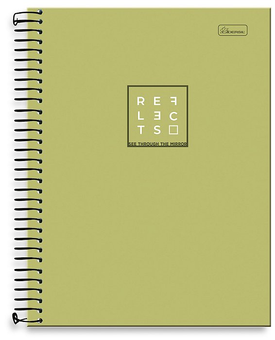 Caderno Universitário 01 Matéria Capa Dura Reflects RE04