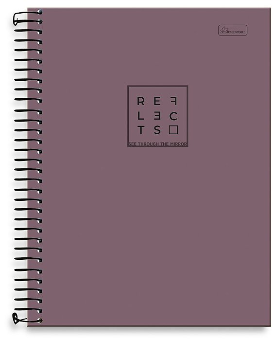 Caderno Universitário 10 Matérias Capa Dura Reflects RE01