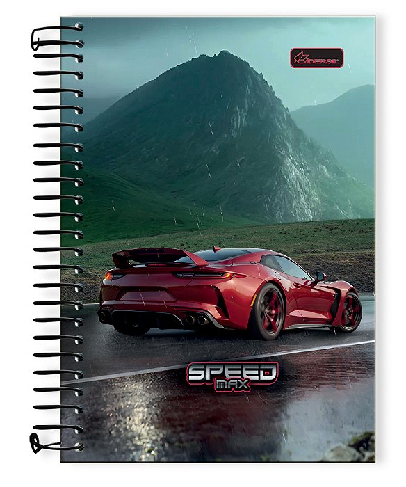 Caderno ¼ Capa Dura Speed Max SM1404