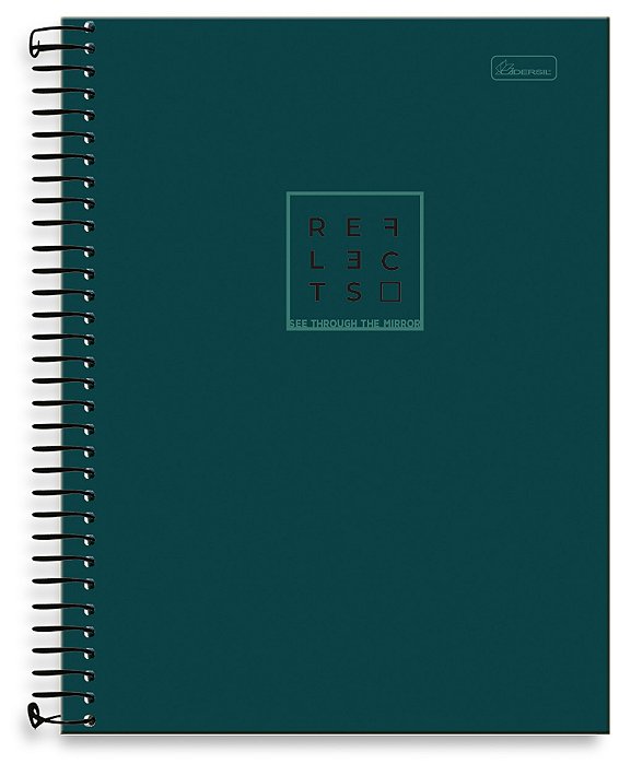 Caderno Universitário 10 Matérias Capa Dura Reflects RE03