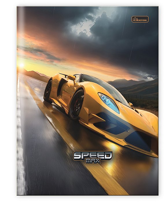 Caderno Capa Dura Costurado Brochura ¼ Speed Max SMB1402