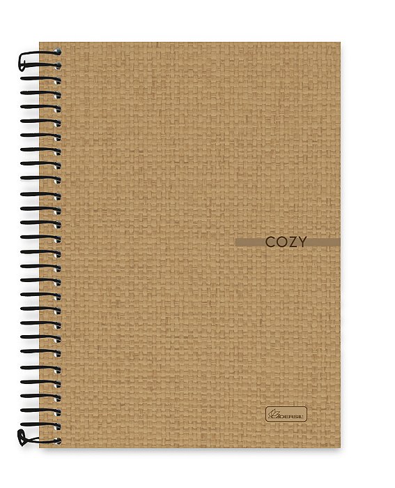 Caderno Colegial 01 Matéria Capa Dura Cozy CO01