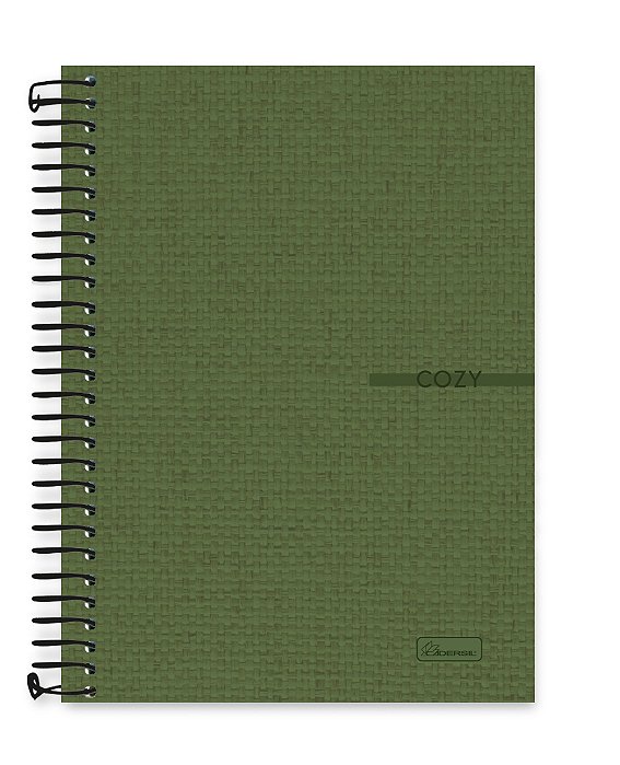 Caderno Colegial 01 Matéria Capa Dura Cozy CO04