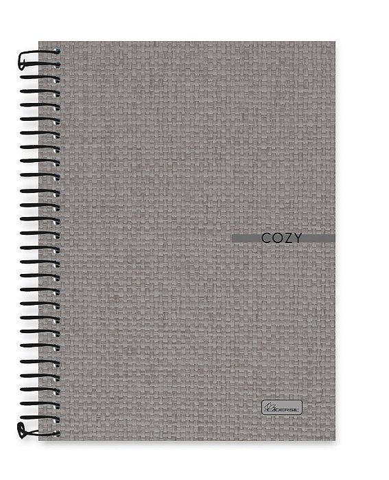 Caderno Colegial 10 Matérias Capa Dura Cozy CO03