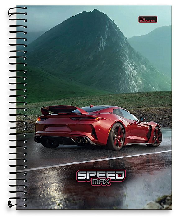 Caderno Universitário 01 Matéria Capa Dura Speed Max SM04