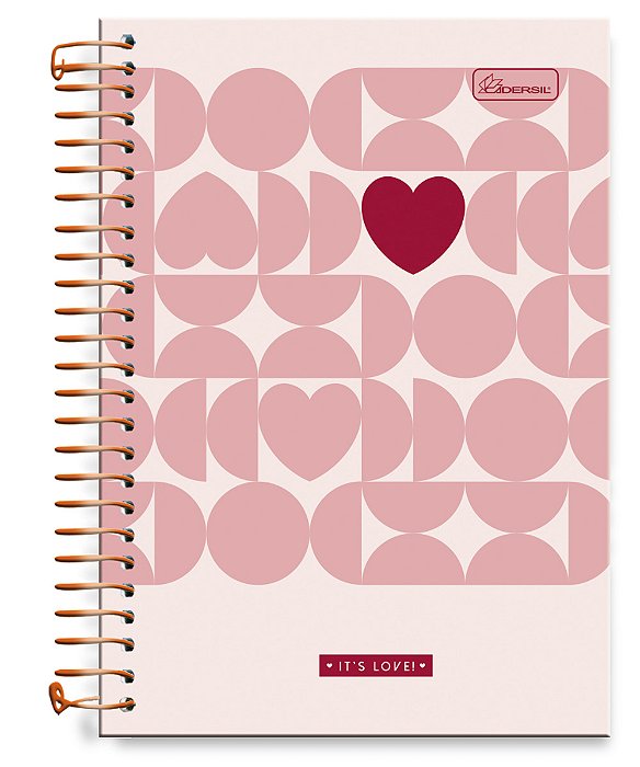 Caderno ¼ Capa Dura It's Love IL1401