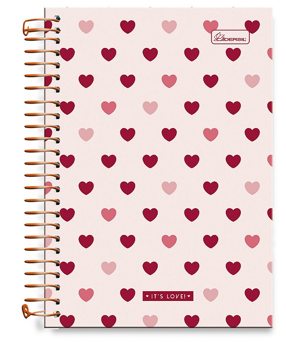 Caderno ¼ Capa Dura It's Love IL1404