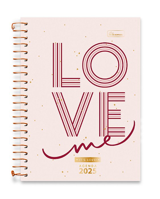 Agenda Espiralada Capa Dura It's Love ILAG03