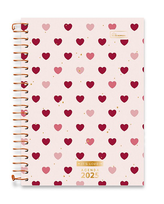 Agenda Espiralada Capa Dura It's Love ILAG04