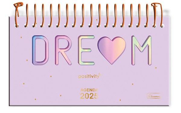 Agenda Espiralada Capa Dura Horizontal Positivity POAGH02