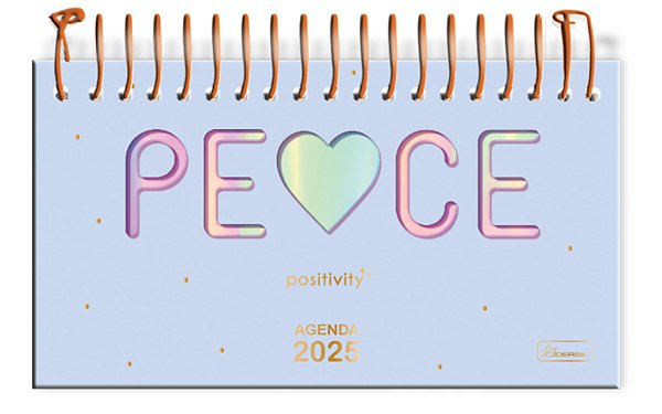 Agenda Espiralada Capa Dura Horizontal Positivity POAGH03