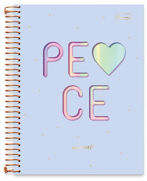 Caderno Universitário 01 Matéria Capa Dura Positivity PO03