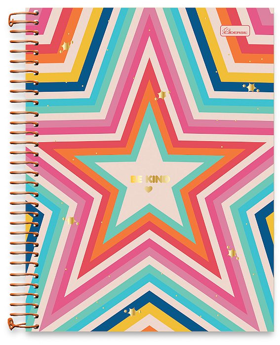 Caderno Universitário 01 Matéria Capa Dura Be Kind BK01