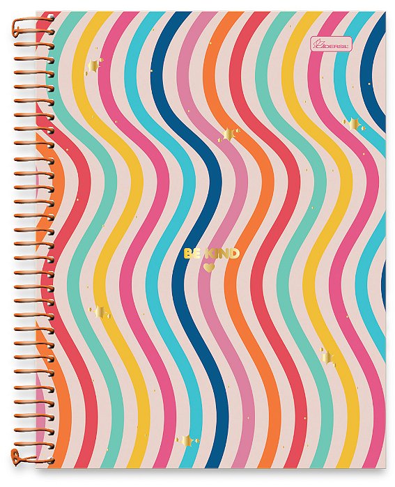 Caderno Universitário 01 Matéria Capa Dura Be Kind BK04