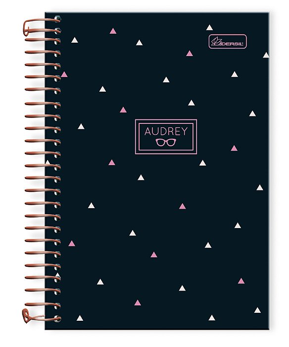 Caderno ¼ Capa Dura Audrey AU02