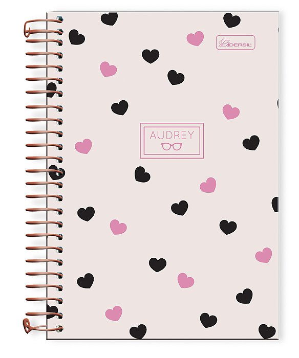 Caderno ¼ Capa Dura Audrey AU04