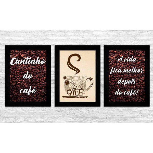 KIT 3 - CANTINHO DO CAFÉ