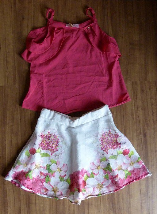 Conjunto Kids Gabriela Aquarela