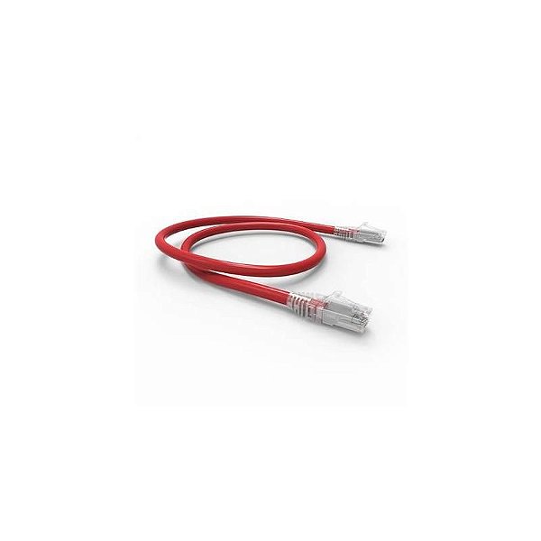 35123301 - Patch Cord U/UTP Gigalan CAT.6 CM T568A 1.0M Vermelho Furukawa