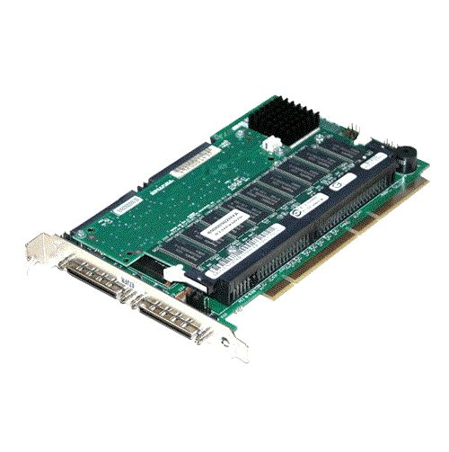 47JFR Placa Controladora RAID Dell PERC 3 / DC U160 SCSI PCI-X de 128 MB