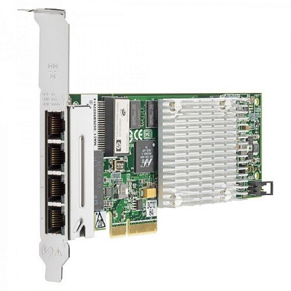 538696-B21 HPE Placa de Rede Gigabit (NC375T) PCIe com 4 portas 1GbE (p/ Servidor HP)