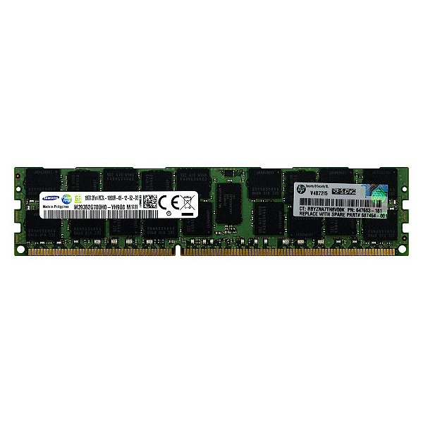 647883-S21 Memória Servidor HP DIMM SDRAM LV de 16GB (1x16 GB)