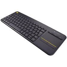 920-007125 Teclado sem fio Touch K400 Plus Compatível com Smart Logitech