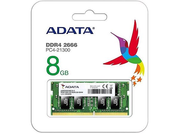 AD4S266638G19-S MEMORIA NOTEBOOK DDR4 ADATA