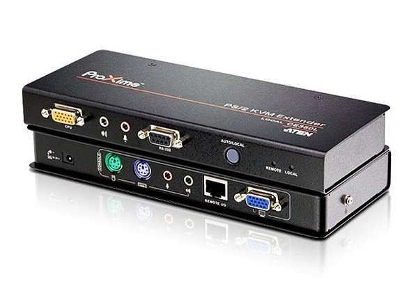 CE350 Extensor KVM PS / 2 VGA / Áudio Cat 5 (1600 x 1200 a 150m)