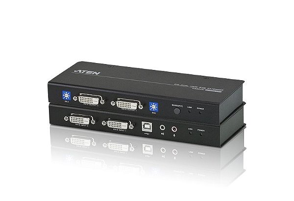 CE604 Extensor KVM USB DVI Dual View Cat 5 (1024 x 768 a 60m)