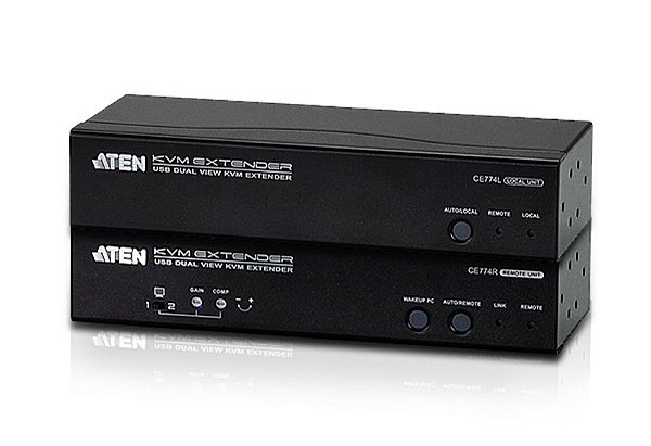 CE774 Extensor KVM USB VGA Dual View Cat 5 (1600 x 1200 a 150m)