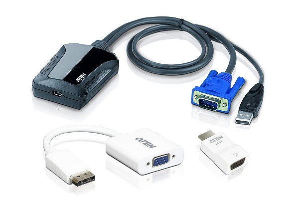 CV211CP Adaptador USB KVM para laptop Crash Cart Adapter IT Kit