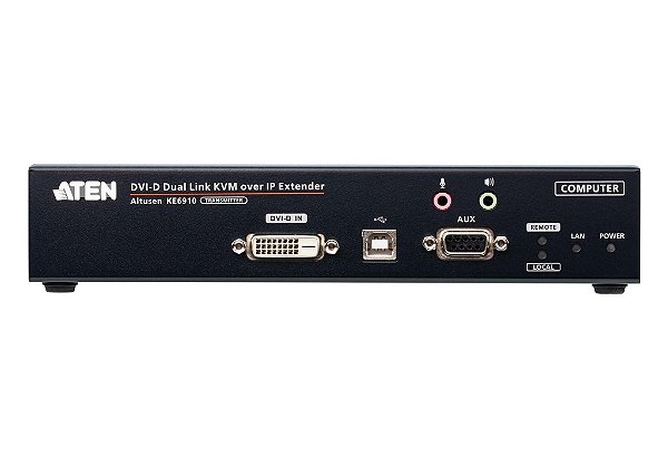 KE6910T ransmissor KVM sobre IP 2K DVI-D de link duplo