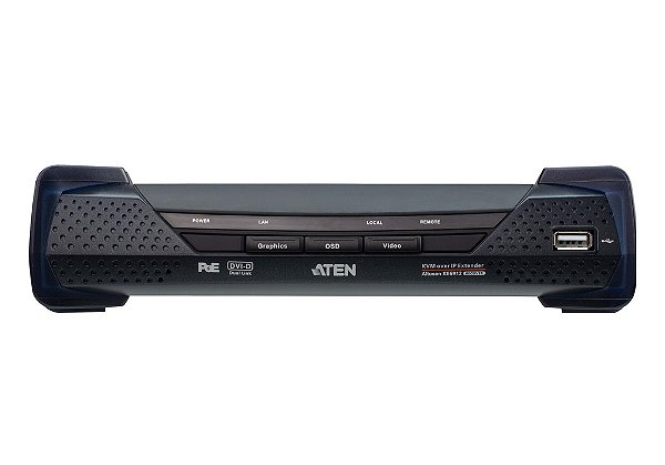 KE6912 2K DVI-D Dual Link KVM sobre IP Extender com PoE