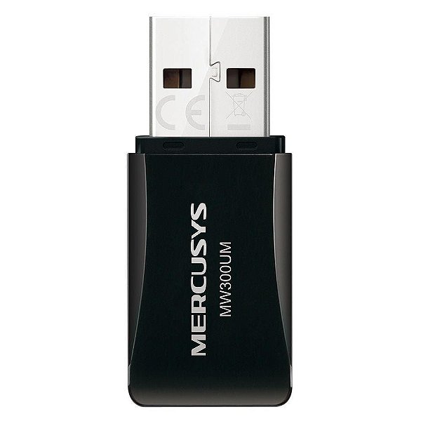 Mini Adaptador Mercusys USB Wireless - MW300UM