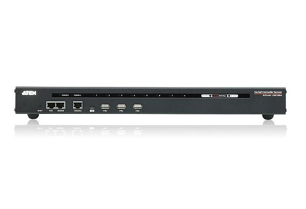 SN0108A  Servidor de console serial de 8 portas com alimentação dupla / LAN