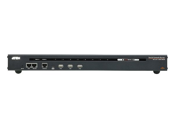 SN0108CO Servidor de console serial de 8 portas com alimentação dupla / LAN