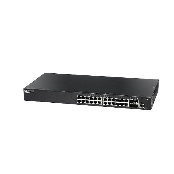 Switch Edge-Core 24 Portas Gigabit Gerenciável 4 Portas Gigabit SFP - ECS2100-28T