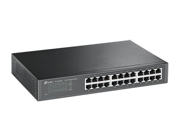 Switch Gigabit 24 Portas 10/100/1000 de Mesa ou Rack 6.0 - TP-LINK / TL-SG1024D