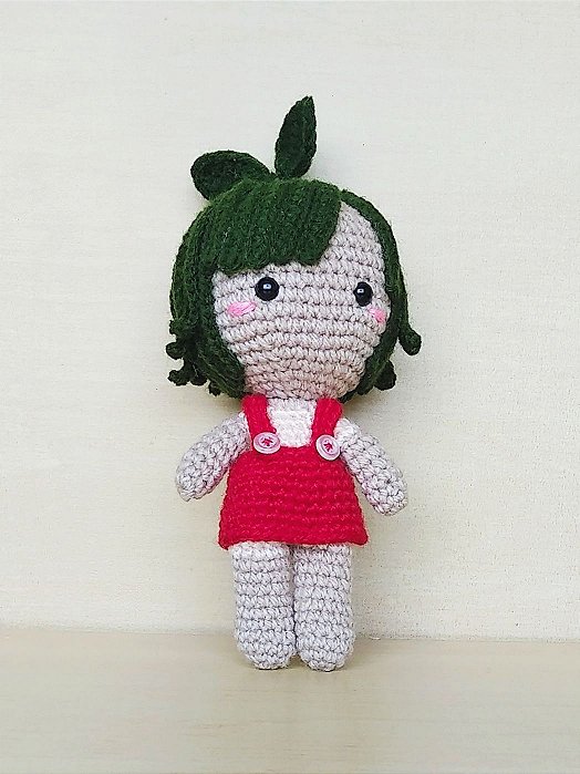 Novidade - Amigurumi Boneca Flora