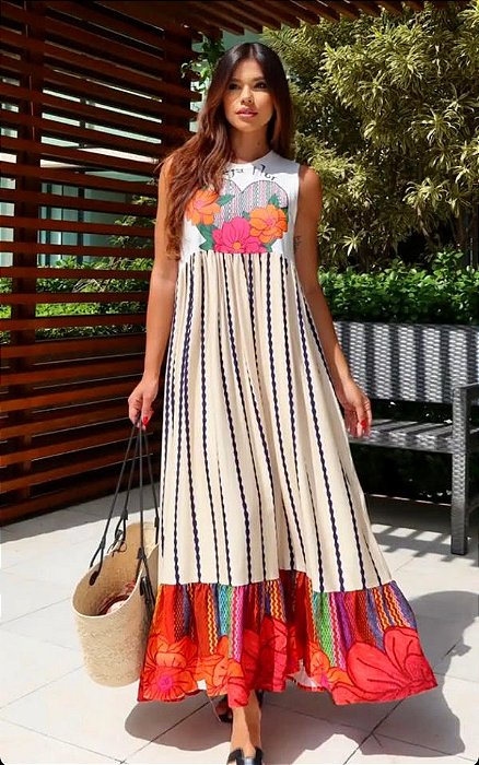 Vestido Regata Marias Seja Flor CAL
