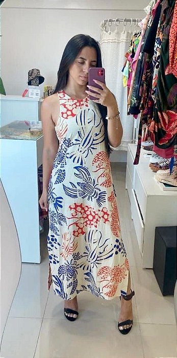 Vestido Rib Nadador Lagostinha