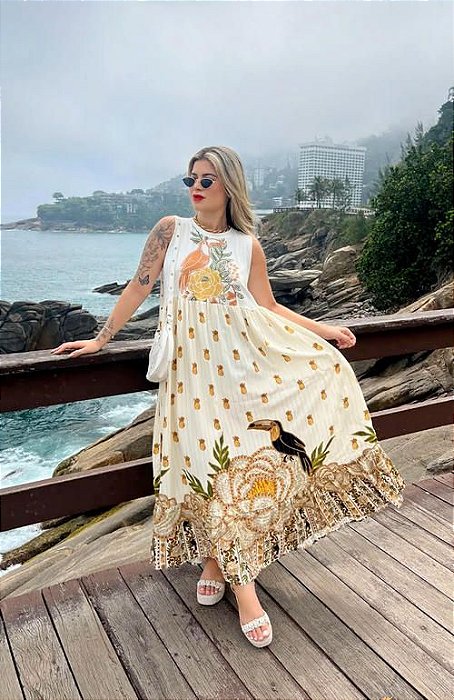 Vestido Ragata Marias Riqueza de Tucano