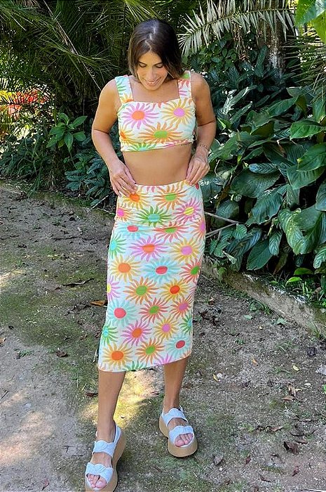 Saia Reta Sol de Verão