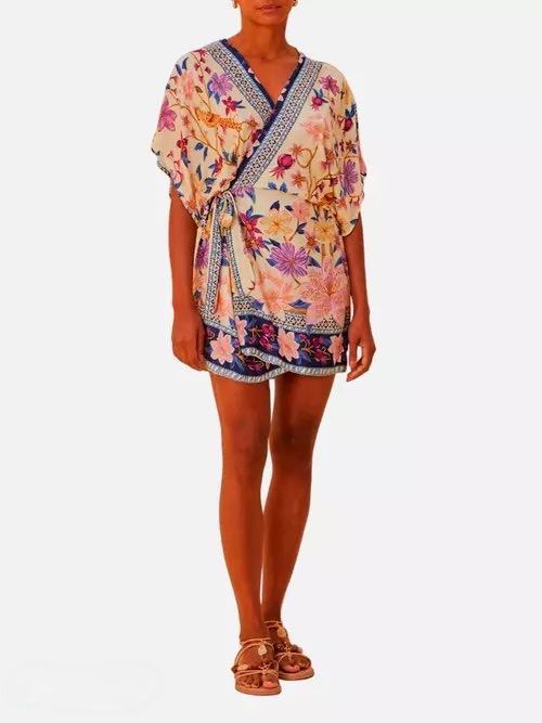 Vestido Curto Delicadeza Floral Farm